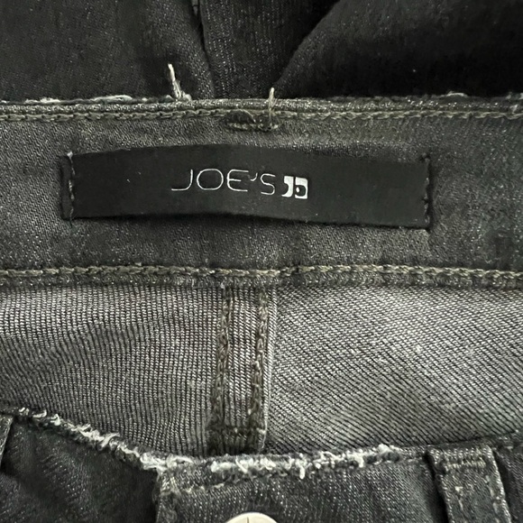 Joe's Skinny Distressed Ankle Black Jeans - Picture 7 of 9